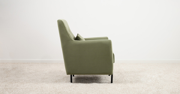 Кресло для отдыха Барселона ТК 672 велюр Diagonal 694 оливковый