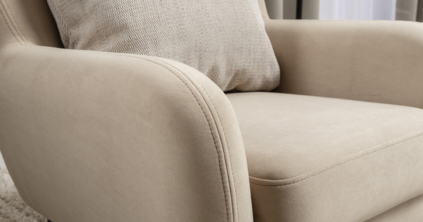 Кресло для отдыха Дакота ТК 582 велюр Vendetta 02 кремовый, Riga 1598 z1 col 6 бежевый