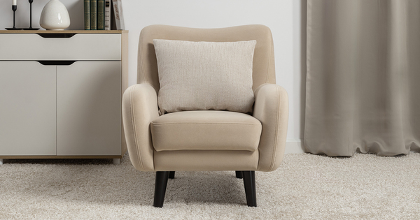 Кресло для отдыха Дакота ТК 582 велюр Vendetta 02 кремовый, Riga 1598 z1 col 6 бежевый