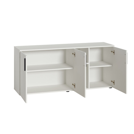 Гостиная Эйр композиция 2 белый PE шагрень, собирается на любую сторону