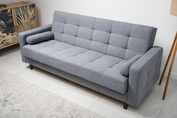 Диван-кровать прямой Эмили ТД 915 велюр серый