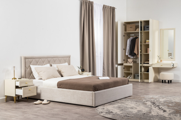 Стол-консоль Марион 12.318 слоновая кость С341 PE, слоновая кость 6898 ПВХ