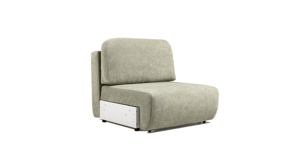 Диван-кровать угловой Тэдди 1503 композиция 2, букле Pique 007 оливковый, модульная система, сборка на любую сторону