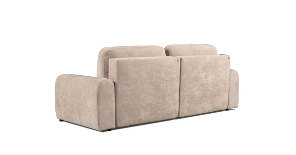 Диван-кровать прямой Тэдди 1502 композиция 1, букле Pique 006 бежевый, модульная система